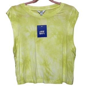 Joylab tie die crop top size M NWT